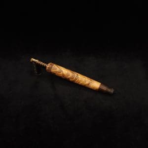 This image portrays Blunt Style Dynavap XL Olivewood Burl Stem + Matched M.P.-NEW! by Dovetail Woodwork.