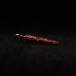 This image portrays Blunt Style Dynavap XL Cocobolo Burl Stem + Book-Matched M.P.-NEW! by Dovetail Woodwork.