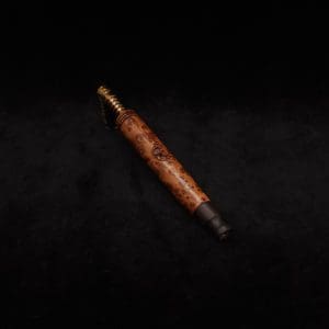 This image portrays Blunt Style Dynavap XL Exhibition Grade Thuya Burl Stem + Matched M.P.-NEW! by Dovetail Woodwork.