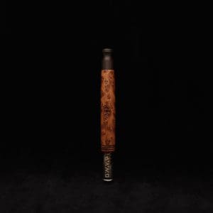 This image portrays Blunt Style Dynavap XL Exhibition Grade Thuya Burl Stem + Matched M.P.-NEW! by Dovetail Woodwork.