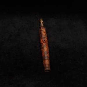 This image portrays Blunt Style Dynavap XL Cocobolo Burl Stem + Book-Matched M.P.-NEW! by Dovetail Woodwork.