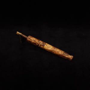 This image portrays Blunt Dynavap XL Olivewood Burl Stem + Matching M.P.-NEW! by Dovetail Woodwork.