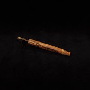 This image portrays Blunt Dynavap XL Olivewood Burl Stem + Matching M.P.-NEW! by Dovetail Woodwork.