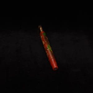 This image portrays Blunt Dynavap XL Halloween Burl Hybrid Luminescent Stem + Matching M.P.-NEW! by Dovetail Woodwork.