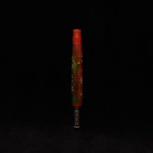 This image portrays Blunt Dynavap XL Halloween Burl Hybrid Luminescent Stem + Matching M.P.-NEW! by Dovetail Woodwork.