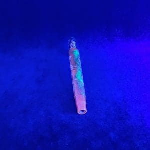 This image portrays Blunt Dynavap XL Halloween Burl Hybrid Luminescent Stem + Matching M.P.-NEW! by Dovetail Woodwork.