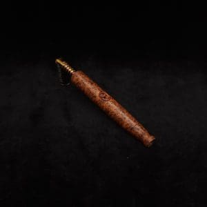 This image portrays Blunt Style Dynavap XL Exhibition Grade Thuya Burl Stem + Book-Matched M.P.-NEW! by Dovetail Woodwork.