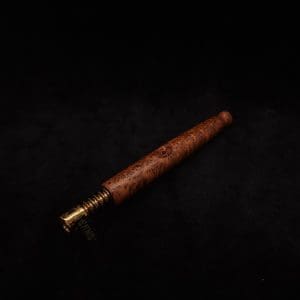 This image portrays Blunt Style Dynavap XL Exhibition Grade Thuya Burl Stem + Book-Matched M.P.-NEW! by Dovetail Woodwork.