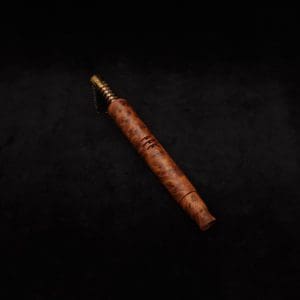 This image portrays Blunt Dynavap XL Exhibition Grade Thuya Burl Stem + Matching M.P.-NEW! by Dovetail Woodwork.