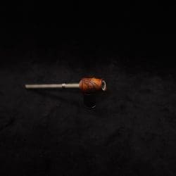 This image portrays Dynavap Spinning Mouthpiece-High Class M.P.- Cocobolo Burl by Dovetail Woodwork.