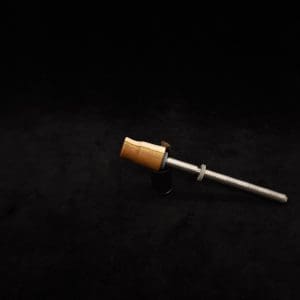 This image portrays Dynavap Spinning Mouthpiece-High Class M.P. - Elm Wood by Dovetail Woodwork.