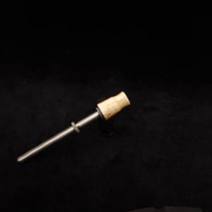 This image portrays Dynavap Spinning Mouthpiece-High Class M.P. - Elm Wood by Dovetail Woodwork.