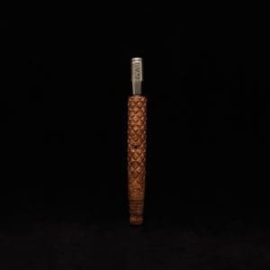 This image portrays Diamond Groove Burl XL-Dynavap Stem + Book-Matched M.P.- New! by Dovetail Woodwork.