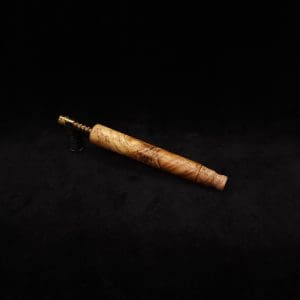 This image portrays Blunt Dynavap XL Quad-Tone Maple Burl Stem + Matching M.P.-NEW! by Dovetail Woodwork.