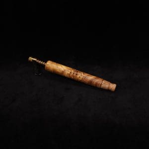 This image portrays Blunt Dynavap XL Quad-Tone Maple Burl Stem + Matching M.P.-NEW! by Dovetail Woodwork.