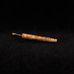 This image portrays Blunt Dynavap XL Quad-Tone Maple Burl Stem + Matching M.P.-NEW! by Dovetail Woodwork.