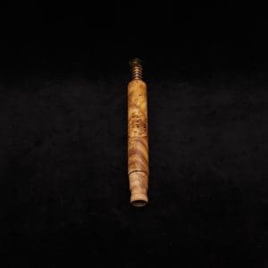 This image portrays Blunt Dynavap XL Quad-Tone Maple Burl Stem + Matching M.P.-NEW! by Dovetail Woodwork.