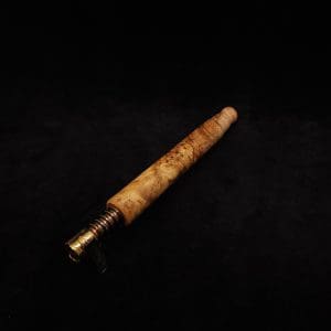 This image portrays Blunt Dynavap XL Quad-Tone Maple Burl Stem + Matching M.P.-NEW! by Dovetail Woodwork.