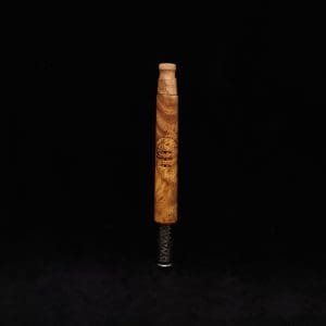 This image portrays Blunt Dynavap XL Quad-Tone Maple Burl Stem + Matching M.P.-NEW! by Dovetail Woodwork.