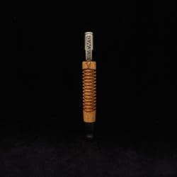 This image portrays 3D Spiral Weave Dynavap (Standard) Stem + Ebony M.P. - New! by Dovetail Woodwork.