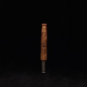 This image portrays Blunt Dynavap (Standard) Burl Stem + Book-Matched M.P.-NEW! by Dovetail Woodwork.