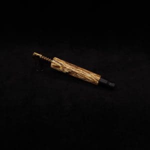 This image portrays Blunt Dynavap (Standard) Hemp Wood Stem + Book-Matched M.P.-NEW! by Dovetail Woodwork.