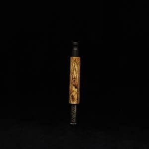 This image portrays Blunt Dynavap (Standard) Hemp Wood Stem + Book-Matched M.P.-NEW! by Dovetail Woodwork.