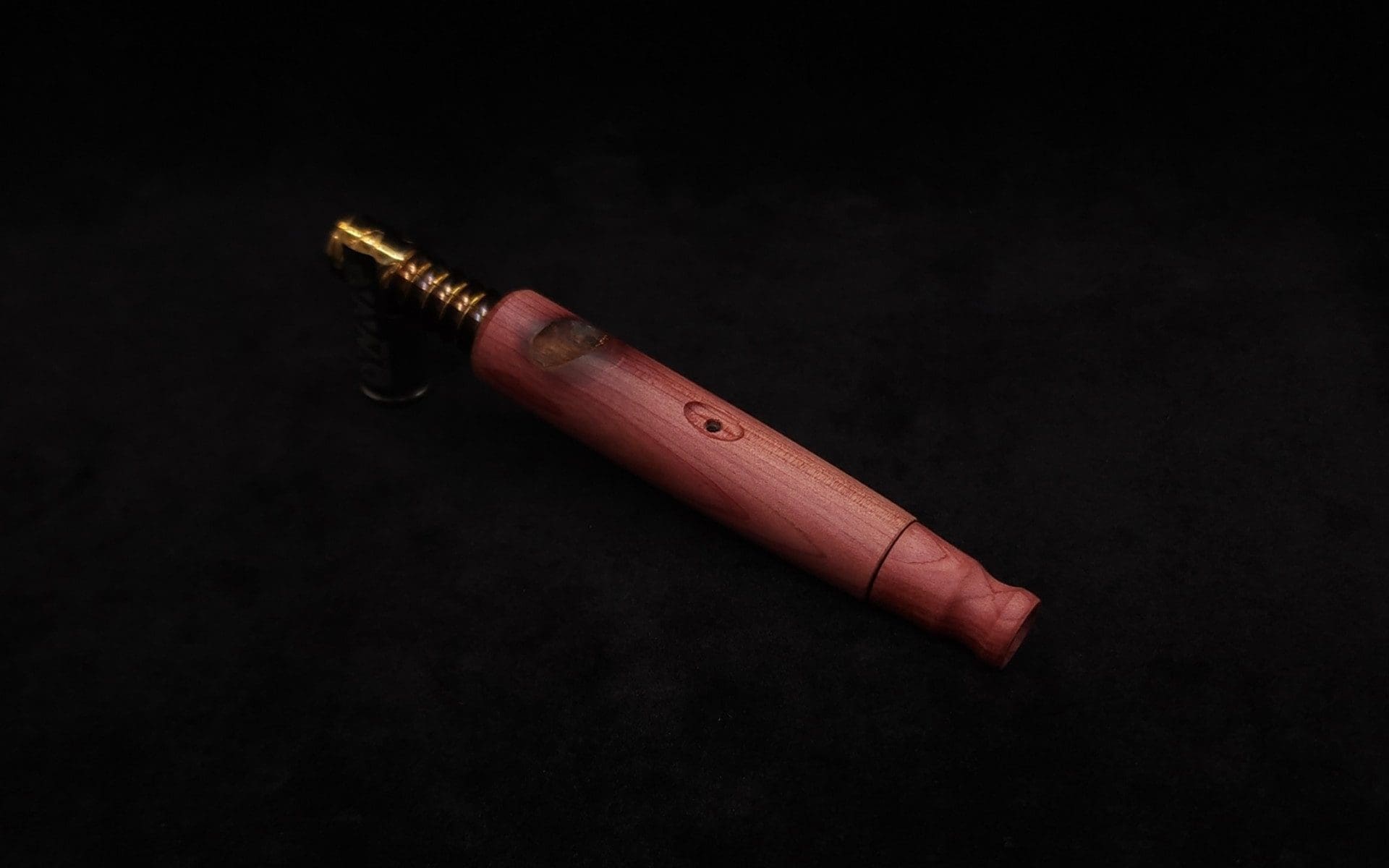 This image portrays Blunt Dynavap (Standard) Aromatic Cedar Stem + Matching M.P.-NEW! by Dovetail Woodwork.