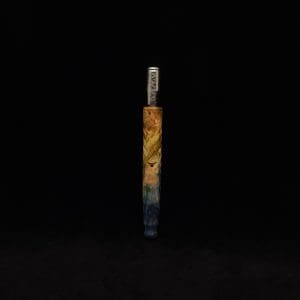 This image portrays Cosmic Burl-Eclipse XL Dynavap Stem+Book + Matched Mouthpiece by Dovetail Woodwork.