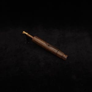 This image portrays High Class XL Dynavap Stem-Integrated Mouthpiece-Blackwood-NEW! by Dovetail Woodwork.