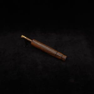 This image portrays High Class XL Dynavap Stem-Integrated Mouthpiece-Blackwood-NEW! by Dovetail Woodwork.