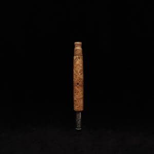 This image portrays Diamond S.T. Dynavap XL Burl Stem + Book-Matched M.P.-NEW! by Dovetail Woodwork.