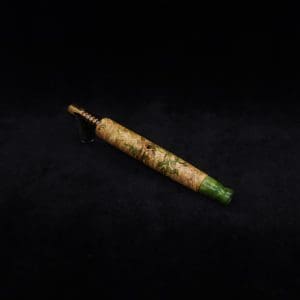 This image portrays Diamond S.T. Dynavap XL Burl Stem + Matching M.P.-NEW! by Dovetail Woodwork.