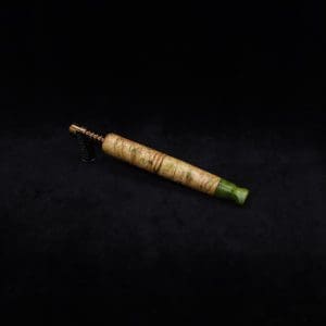 This image portrays Diamond S.T. Dynavap XL Burl Stem + Matching M.P.-NEW! by Dovetail Woodwork.