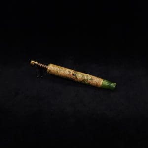 This image portrays Diamond S.T. Dynavap XL Burl Stem + Matching M.P.-NEW! by Dovetail Woodwork.