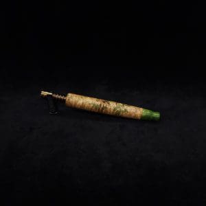 This image portrays Diamond S.T. Dynavap XL Burl Stem + Matching M.P.-NEW! by Dovetail Woodwork.