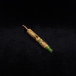 This image portrays Diamond S.T. Dynavap XL Burl Stem + Matching M.P.-NEW! by Dovetail Woodwork.