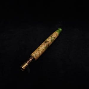 This image portrays Diamond S.T. Dynavap XL Burl Stem + Matching M.P.-NEW! by Dovetail Woodwork.