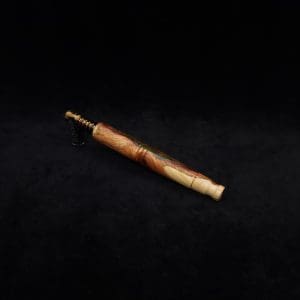 This image portrays Diamond S.T. Dynavap XL Burl Hybrid Stem + Book-Matched M.P.-NEW! by Dovetail Woodwork.