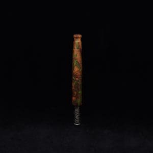 This image portrays Diamond S.T. Dynavap XL Burl Hybrid Stem + Book-Matched M.P.-NEW! by Dovetail Woodwork.