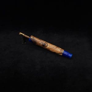 This image portrays Diamond S.T. Dynavap XL Burl Hybrid Stem + Matching M.P.-NEW! by Dovetail Woodwork.