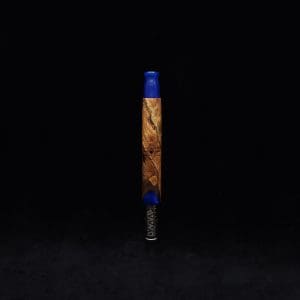 This image portrays Diamond S.T. Dynavap XL Burl Hybrid Stem + Matching M.P.-NEW! by Dovetail Woodwork.