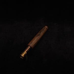 This image portrays High Class XL Dynavap Stem-Integrated Mouthpiece-Blackwood-NEW! by Dovetail Woodwork.