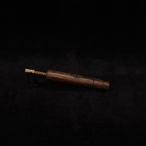 This image portrays High Class XL Dynavap Stem-Integrated Mouthpiece-Blackwood-NEW! by Dovetail Woodwork.