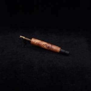 This image portrays Straight Taper (Standard) Burl-Dynavap Stem + Ebony M.P. - NEW! by Dovetail Woodwork.