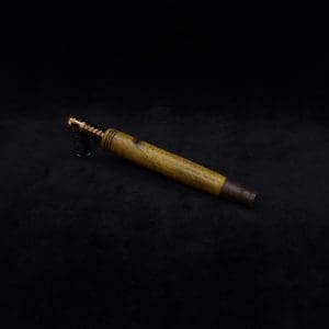 This image portrays Straight Taper XL Burl-Dynavap Stem + Blackwood M.P. - NEW! by Dovetail Woodwork.