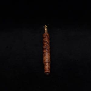 This image portrays Helical Dynavap XL Exhibition Grade Thuya Burl Stem + Matching Mouthpiece-NEW! by Dovetail Woodwork.