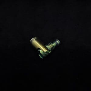 This image portrays HyperDyn Tip & Cap Kit-Anodized Emerald Green/Gold) NEW! by Dovetail Woodwork.