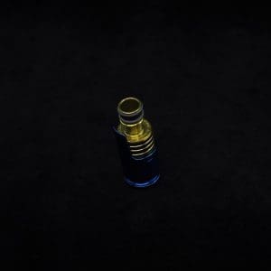 This image portrays HyperDyn Tip & Cap Kit-Anodized (Royal Blue/Gold) NEW! by Dovetail Woodwork.