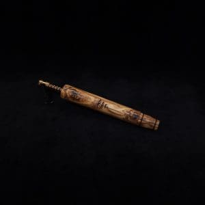 This image portrays Blunt Dynavap XL Burl Stem + Book-Matched M.P.-NEW! by Dovetail Woodwork.